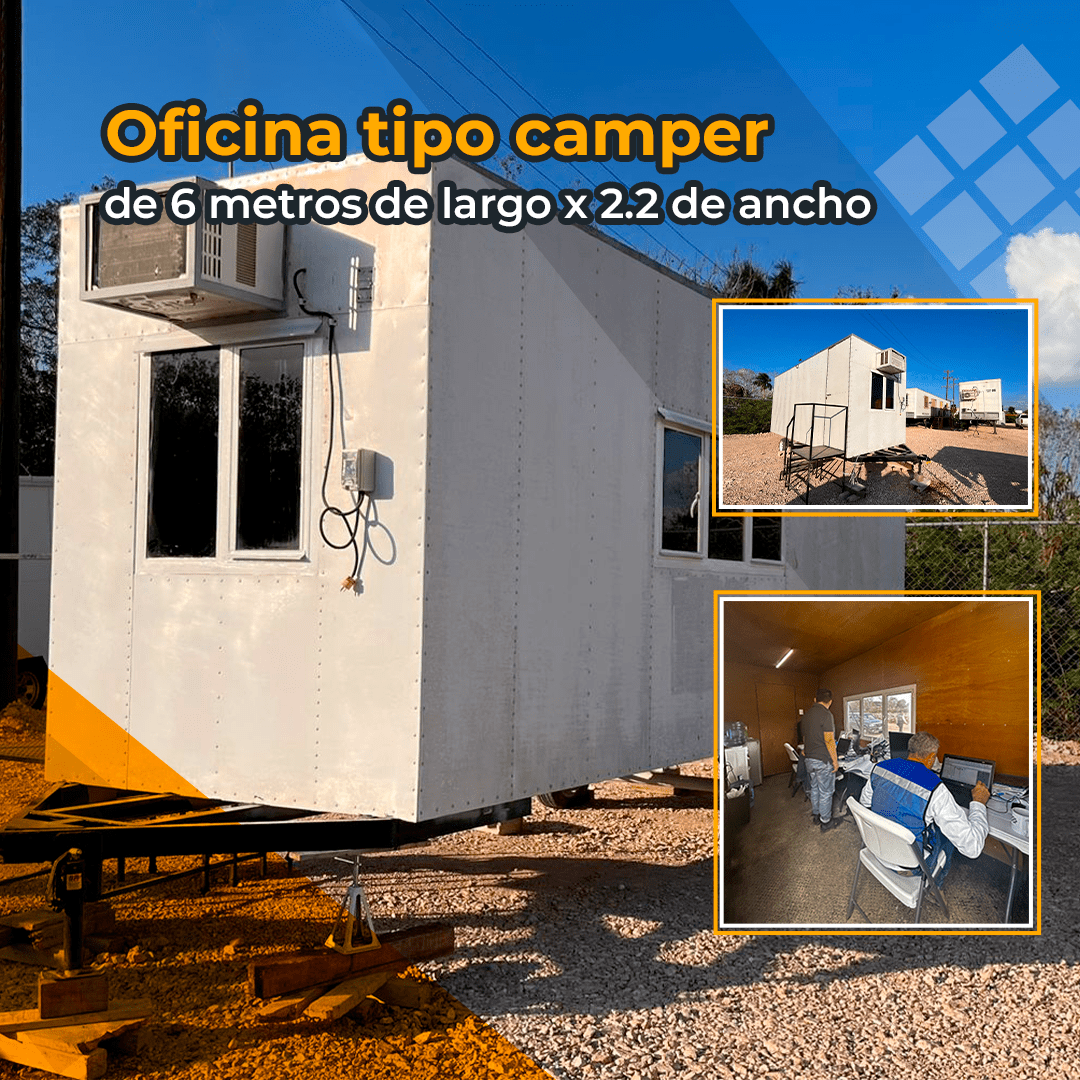 Oficina tipo camper